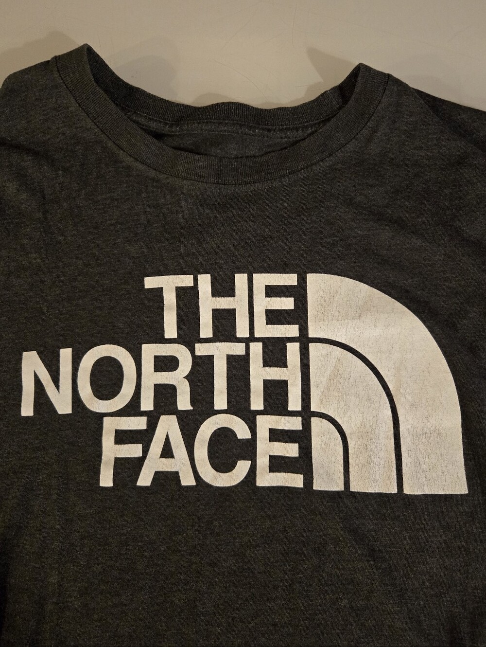 The North Face Classic Logo T-Shirt Heather Charcoal Gray Men’s M